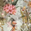 Bricoflor Vintage Blumentapete In Grün Rosa Ausgefallene Tapete Mit Großen Blumen Orientalisch Florale Tapete Für Schlafzimmer