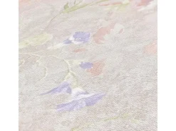 Bricoflor Tapetenmuster^Vintage Tapete mit Blumen Beige Bunt Landhaus Vliestapete Romantisch Ideal für Shabby Chic Küche und Schlafzimmer