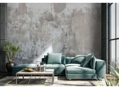 Bricoflor Vlies Fototapete mit Alte Mauer Vliestapete in Betonoptik im Loft Style für Wohnzimmer und Flur Vlies Betontapete in Grau Weiß