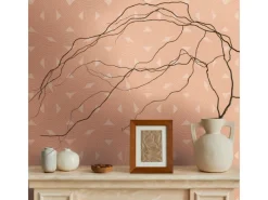 Bricoflor Vliestapete In Apricot Gold Elegante Tapete Im 20Er Jahre Stil Mit Metallic Effekt Vlies Mustertapete Für Schlafzimmer