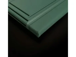 Bricoflor Wanddekoration^Wandvertäfelung Kassetten Optik Auf Wandbild In Grün 90 X 60 Cm Leinwandbild In 3D Optik Ideal Für Schlafzimmer Und Büro