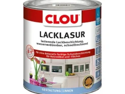 CLOU Holzregale^Lack-Lasur Aqua für Holz 375 ml Hellgrau
