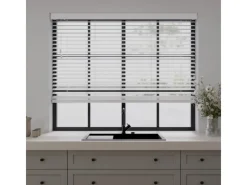 Cocoon Home Concepts Jalousien^Holz Jalousien 220 x 175 50mm Lamellen Weiß