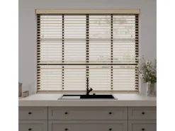 Cocoon Home Concepts Jalousien^Holz Jalousien 100 x 240 50mm Lamellen Naturel