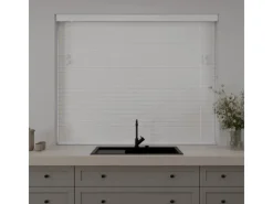 Cocoon Home Concepts Holz Jalousien 150 x 240 50mm Lamellen Weiß