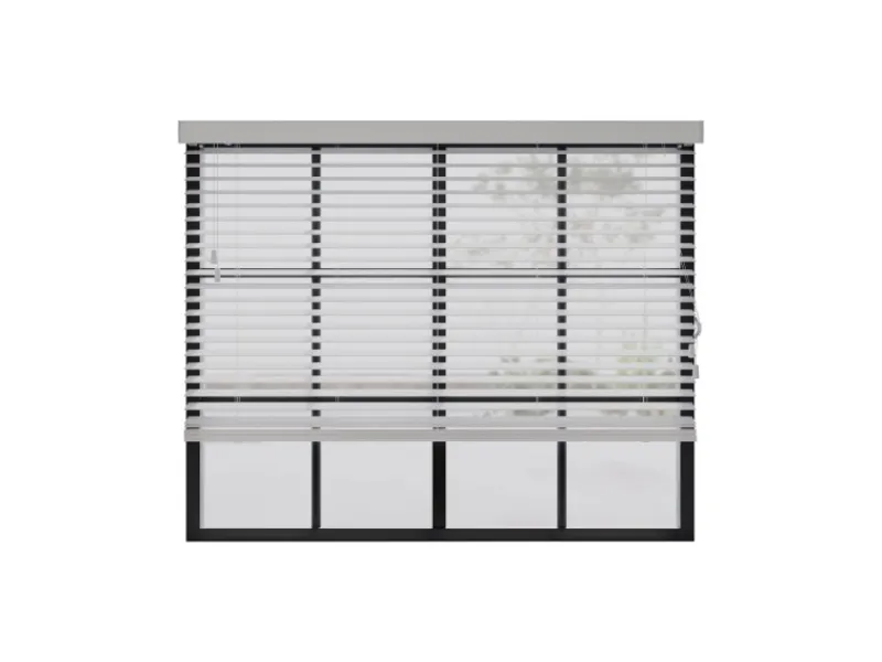 Cocoon Home Concepts Jalousien^Holz Jalousien 90 x 175 50mm Lamellen Weiß