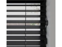 Cocoon Home Concepts Jalousien^Holz Jalousien 150 x 130 50mm Lamellen Schwarz