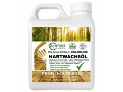 CONTURA Farbtester^Hartwachsöl Colorline FARBIG Fußbodenöl Parkettöl Möbelöl Holzöl 1 Liter 02 Raucheiche