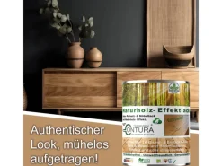 CONTURA Speziallacke^Parkettlack Möbellack Holzlack Naturholzeffekt Lack Matt Naturholz Effektlack 750ml