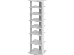 Costway 8 Stufiges Schuhregal Höhenverstellbar Holz Einzel