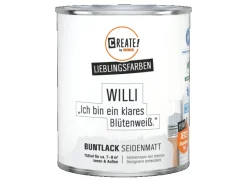CREATE! by OBI Buntlacke^Buntlack Lieblingsfarbe Willi Seidenmatt 0,75 l