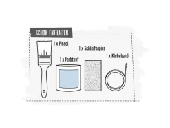 CREATE! by OBI Bastelzubehör|Bastelfarben^DIY Farb-Set Taubenblau 125 ml