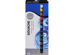 Simply Künstlerfarben^Daler-Rowney Gouache-Set mit 12 x 12 ml Farbtuben