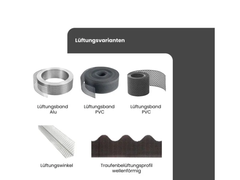 DAPRONA Insektenschutz^Lüftungswinkel Alu 20x 2m x 30mm x 70mm Silber Fassaden Lüftungswinkel