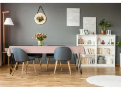 d-c-fix Tischdecke Pfirsich 150 cm x 220 cm