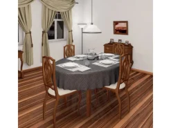 d-c-table Tischdecke Montecarlo Marone Meterware 140 cm breit