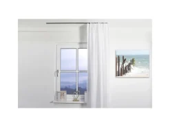 Deco-Raum Gardinenschienen^Gardinenschiene nach Maß 1-Lauf Deckenmontage Minimal 60cm