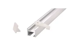 Deco-Raum Vorhänge^Gardinenschiene nach Maß 1-Lauf Square 480cm