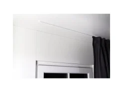 Deco-Raum Gardinenschienen^Gardinenschiene nach Maß 1-Lauf Deckenmontage Minimal 330cm