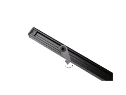 Deco-Raum Gardinenschiene nach Maß 1-Lauf Square 310cm