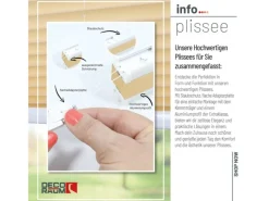 Deco-Raum Plissees^Plissee Basic ohne Bohren 40x150cm Blickdicht Klemmfix