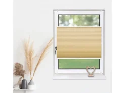 Deco-Raum Plissee Basic ohne Bohren 80x150cm Blickdicht Klemmfix