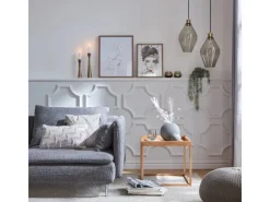 Decosa Deckenplatten^Viertelbogen Michelle 4 Stück Weiß