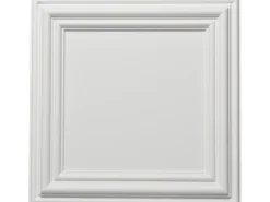Decosa Deckenplatten^Wandkassette Maureen 50 cm x 50 cm x 3 cm Weiß