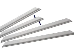 Decosa Deckenplatten^Wandkassettenset Rike Selbstklebend 4-teilig Weiß