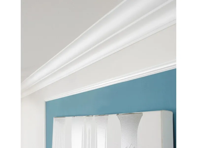 Decosa Zierprofil Alexa 2 Stück 2 m Weiß