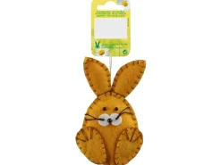 Ostern^Deko Hasehänger aus Filz 9 cm Orange