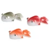 Vogeltränken^Deko-Fisch Schwimmend Porzellan Farbenauswahl 3 cm Rot/Orange/Grau