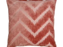 Dekokissen 45 cm x 45 cm Pink Gemustert