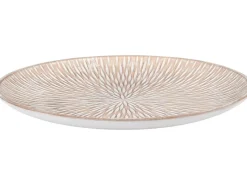 Kommode|Vasen^Deko-Tablett Desert Flower Ø 39,5 cm Natur