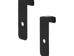 Denpanels Regale Schwarz^Klammern 2 Stück Schwarz