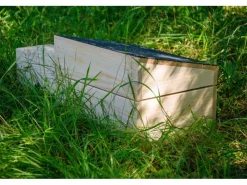 Dobar Kleintierbedarf^Igelhaus Bausatz 74,5 x 29 x 24 cm Schwarz FSC®