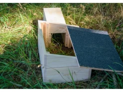Dobar Kleintierbedarf^Igelhaus Bausatz 74,5 x 29 x 24 cm Schwarz FSC®