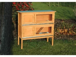 Dobar Kleintierbedarf^Kleintierstall mit 2 Etagen 115 cm x 45 cm x 116 cm FSC®