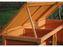 Dobar Kleintierbedarf^Kleintierstall mit 2 Etagen 115 cm x 45 cm x 116 cm FSC®