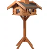 Dobar Vogelbedarf^Vogelhaus Blockhaus Gipfel 84 cm x 78 cm x 53 cm Kiefer Braun FSC®