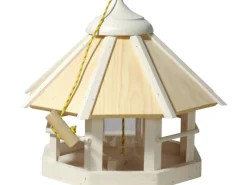 Dobar Vogelhaus Camouflage 8-Eckig mit Futtersilo Hängend FSC®