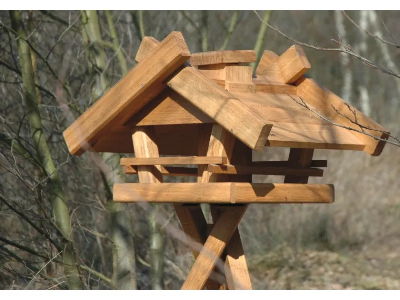 Dobar Vogelbedarf^Vogelhaus Gartenwald Eichenholz