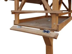 Dobar Vogelbedarf^Vogelhaus Westfalen mit Futterhaus 78 cm x 62 cm x 58 cm Kiefer