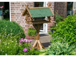 Dobar Vogelbedarf^Vogelhaus Westfalen mit Futterhaus 78 cm x 62 cm x 58 cm Kiefer