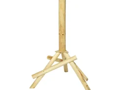 Dobar Vogelbedarf^Vogelhaus-Ständer 65 x 60 x 100 cm Braun dreibeinig Kiefer