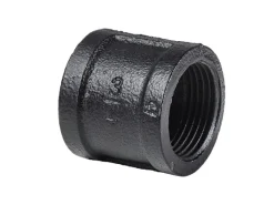 Dolle Regalsysteme^Doppelmuffe Extension für Pipe-Regalsystem 20 mm (3/4") Schwarz Matt