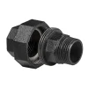 Dolle Reduzierstück Connector für Pipe-Regalsystem 20 mm (3/4") Schwarz Matt