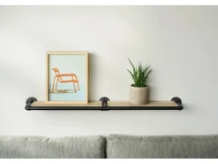 Dolle Regalsysteme^Rohr Tube für Pipe-Regalsystem Ø 25 mmx 60 mm Schwarz Matt