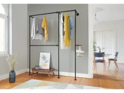 Dolle Regalsysteme^Rohr Tube für Pipe-Regalsystem Ø 25 mmx 60 mm Schwarz Matt