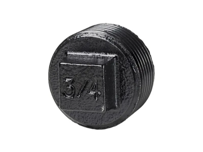 Dolle Regalsysteme^Stopfen Plug für Pipe-Regalsystem 20 mm (3/4") Schwarz Matt 2 Stück